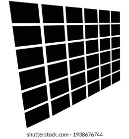 Wall-Vektorgrafik. Illustration für Block-, Barrikade-, Hinderniskonzepte