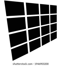Wall vector illustration. Illustration for block, barricade, obstacle concepts