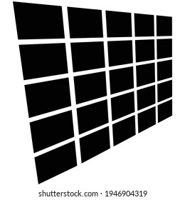 Wall vector illustration. Illustration for block, barricade, obstacle concepts