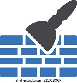 Wall Vector illustration on a transparent background. Premium quality symmbols. Glyphs vector icons for concept and graphic design. 

