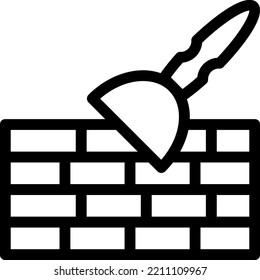 Wall Vector illustration on a transparent background.Premium quality symmbols.Stroke vector icons for concept and graphic design.