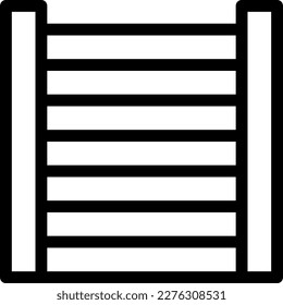 wall  Vector illustration on a transparent background. Premium quality symmbols. Thin line vector icons for concept and graphic design. 
