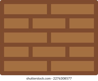 ilustración del vector de pared sobre un fondo transparente. Símbolos de calidad superior. Iconos vectoriales de color de línea para el concepto y el diseño gráfico.
