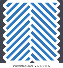 Tapete, Vektorgrafik auf transparentem Hintergrund. Hochwertige Symbole. Glyphen Vektorsymbole für Konzept und Grafikdesign. 
