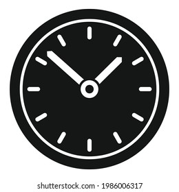 Wall watch icon. Simple illustration of Wall watch vector icon for web design isolated on white background