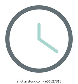 wall watch time icon