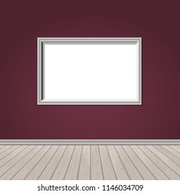 wall window and wooden floor