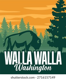 Walla Walla Washington con vistas naturales y cielo despejado