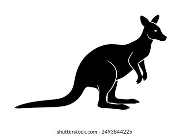 A Wallaby animal vector illustration