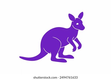 A Wallaby animal vector illustration