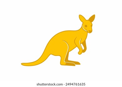 A Wallaby animal vector illustration