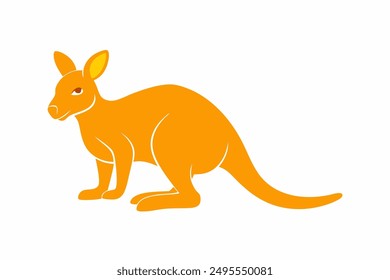 A Wallaby animal vector illustration