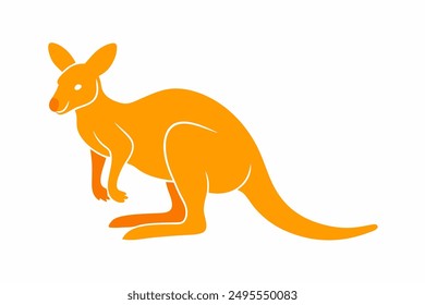 A Wallaby animal vector illustration