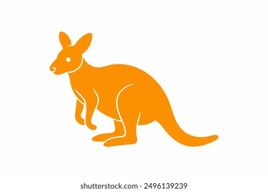 A Wallaby animal vector illustration