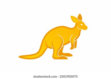 A Wallaby animal vector illustration