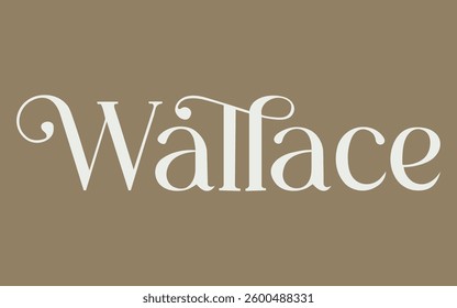 Wallace vector graphics illustration file