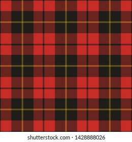 Wallace Weathered Tartan. Seamless pattern for fabric, kilts, skirts, plaids