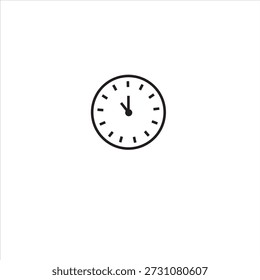 a wallclock icon on a white background