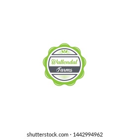 Wallendal farms logo design emblems
