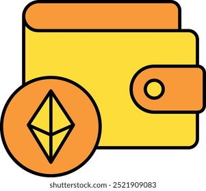 Wallet Address Icon or Illustration for Cryptocurrency Transactions
