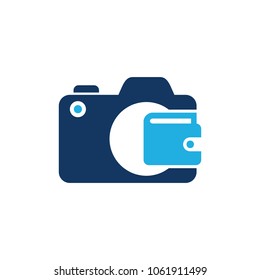 Wallet amera Logo Icon Design
