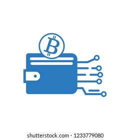 Wallet Bitcoin Icon 