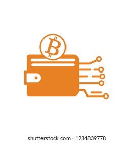 Wallet Bitcoin Icon 