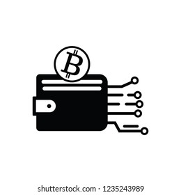 Wallet Bitcoin Icon 