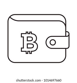 Wallet bitcoin vector