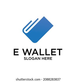 wallet and book abstract logo