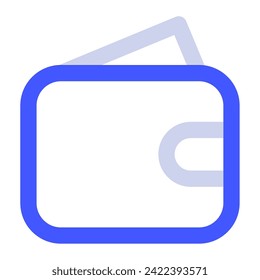 Wallet with Card Icon Illustration for web, app, infographic, etc