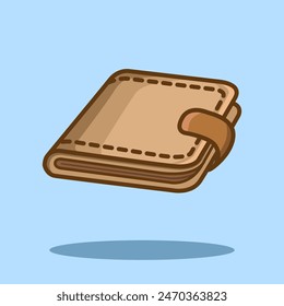 Wallet Cartoon Vector illustration. Vector Wallet. Wallet money coin vector illustration
and icon for print and digital design