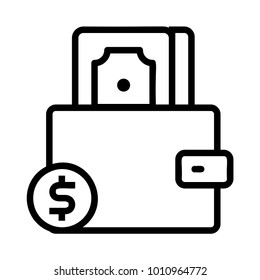 wallet cash dollar 