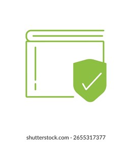 wallet checker in fill icon