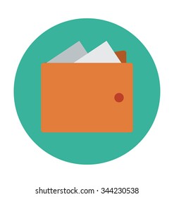 
Wallet Colored Vector Illustration
