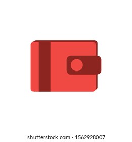 wallet commerce shopping flat image icon vector illustration