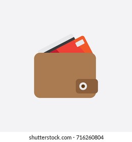 wallet with credit card