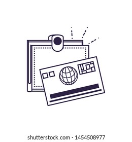wallet with credit card ecommerce