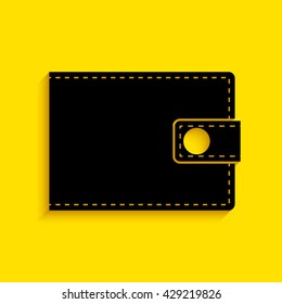 Wallet with credit cards inside icon.