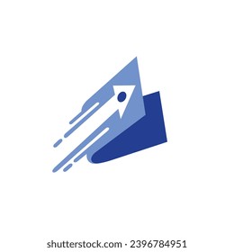 wallet design with arrow concept