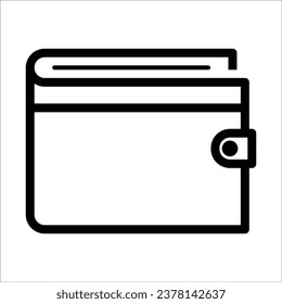 wallet - digital wallet icon vector design template
