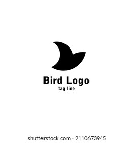 Wallet Falcon Eagle Bird Logo Template vector icon
