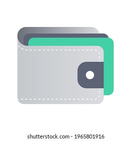 Wallet, finance vector illustration gradient