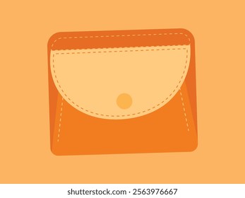 Wallet flat icon vector on white background	