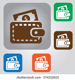 wallet icon. 