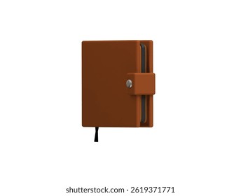 Icono de billetera Ilustración 3D Render