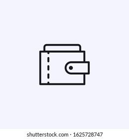 Wallet icon with a bank card inside