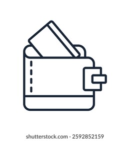 wallet icon collection .design style with background