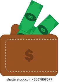 Wallet icon, Color purse, Money icon, Electronic wallet, electronic money, Banking Money