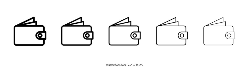 Konzept für das Symbol der digitalen Brieftasche Grafikdesign, Logo, Web, UI.